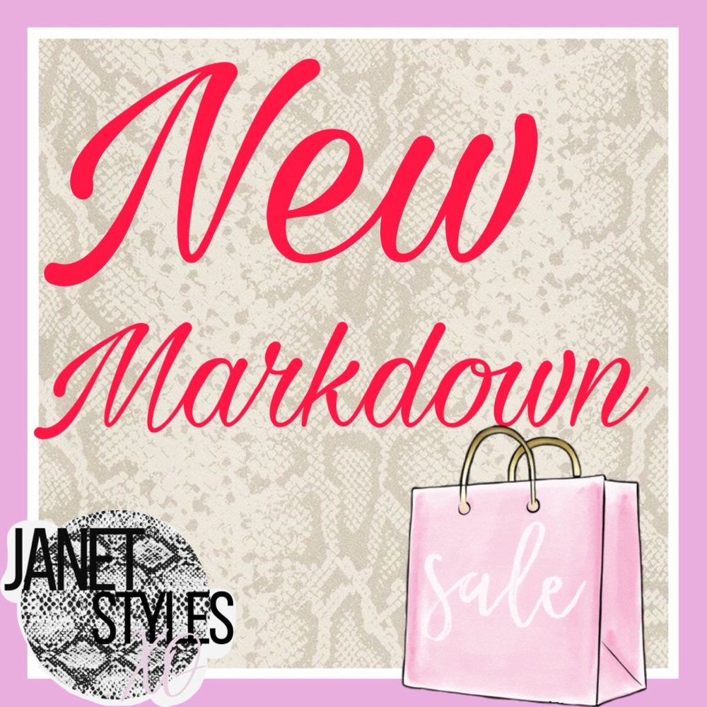 NEW MARKDOWN !!!! CHECK OUT MY CLOSET